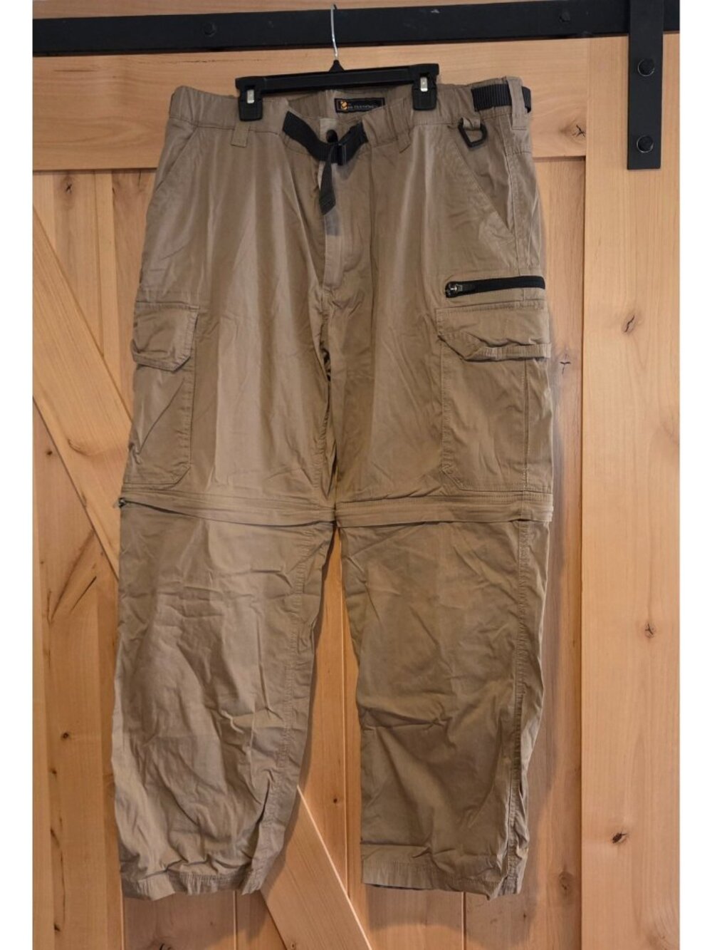 BC Clothing Men's XXL x 30 Convertible Pants Hiking Cargo Stretch Belted